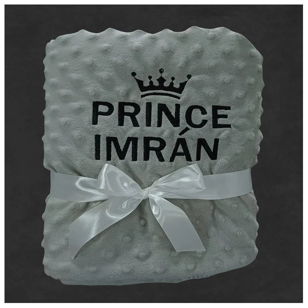 Name Personalised Newborn Baby Blanket Swaddling Baby Bedding