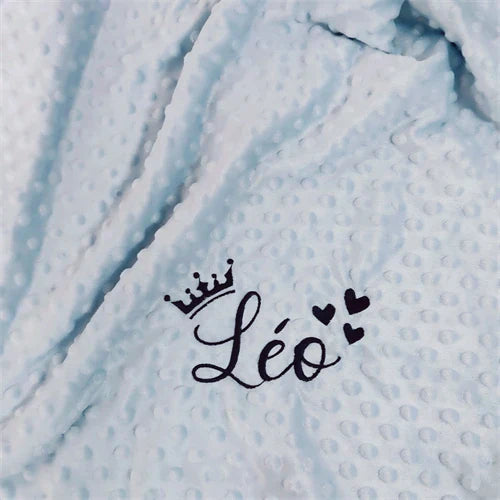 Name Personalised Newborn Baby Blanket Swaddling Baby Bedding