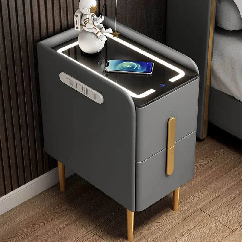 Narrow Smart Nightstands Modern Living Room Smart Small