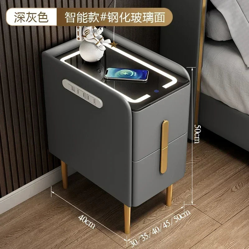 Narrow Smart Nightstands Modern Living Room Smart Small