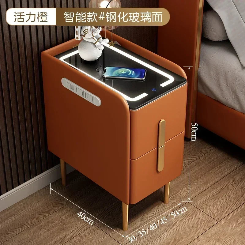 Narrow Smart Nightstands Modern Living Room Smart Small