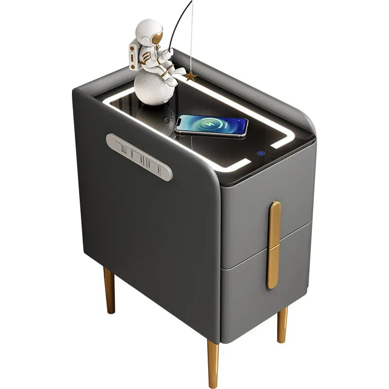 Narrow Smart Nightstands Modern Living Room Smart Small