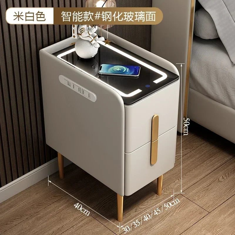 Narrow Smart Nightstands Modern Living Room Smart Small