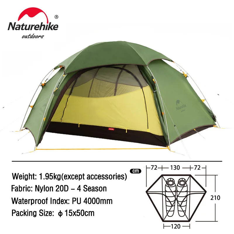 Naturehike Cloud Peak 2 People Tent Ultralight 2