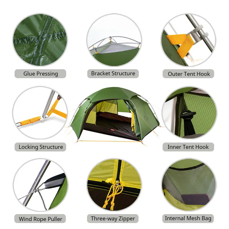Naturehike Cloud Peak 2 People Tent Ultralight 2