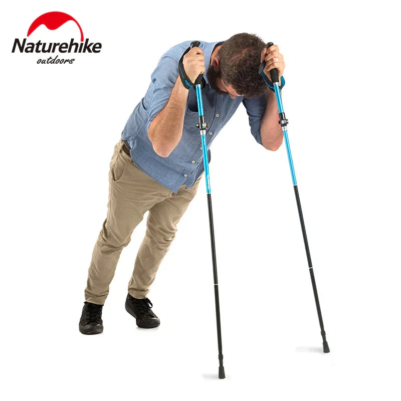 Naturehike Trekking Poles ST09 Collapsible Hiking Stick Five-section