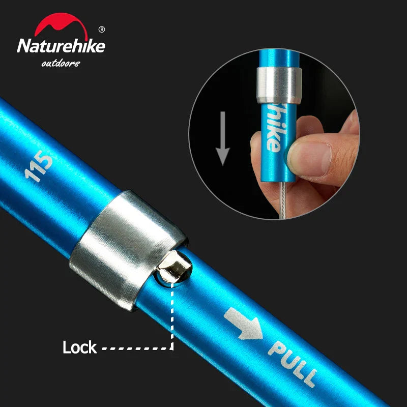 Naturehike Trekking Poles ST09 Collapsible Hiking Stick Five-section