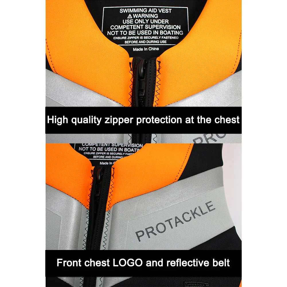 Neoprene Life Vest Lightweight Adults Life Jackets Safety