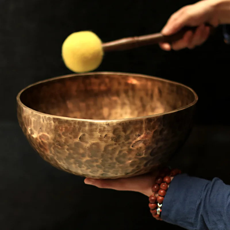 Nepalese handmade singing bowl yoga meditation Buddha sound