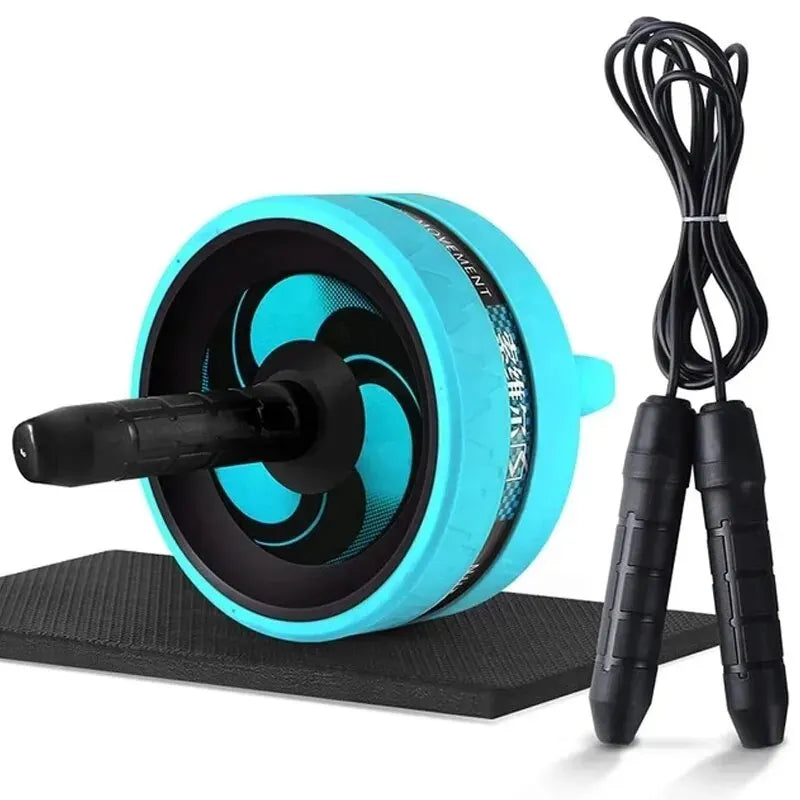 New AB Roller&Jump Rope No Noise Abdominal Wheel