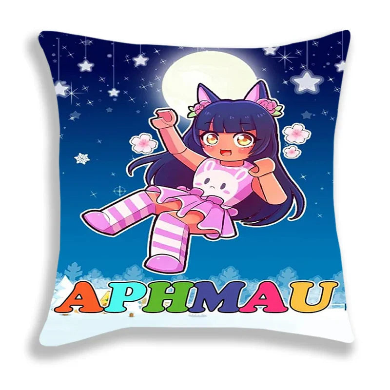 New Aphmau Pillow Case Cute Cartoon Pillowcase Cushion