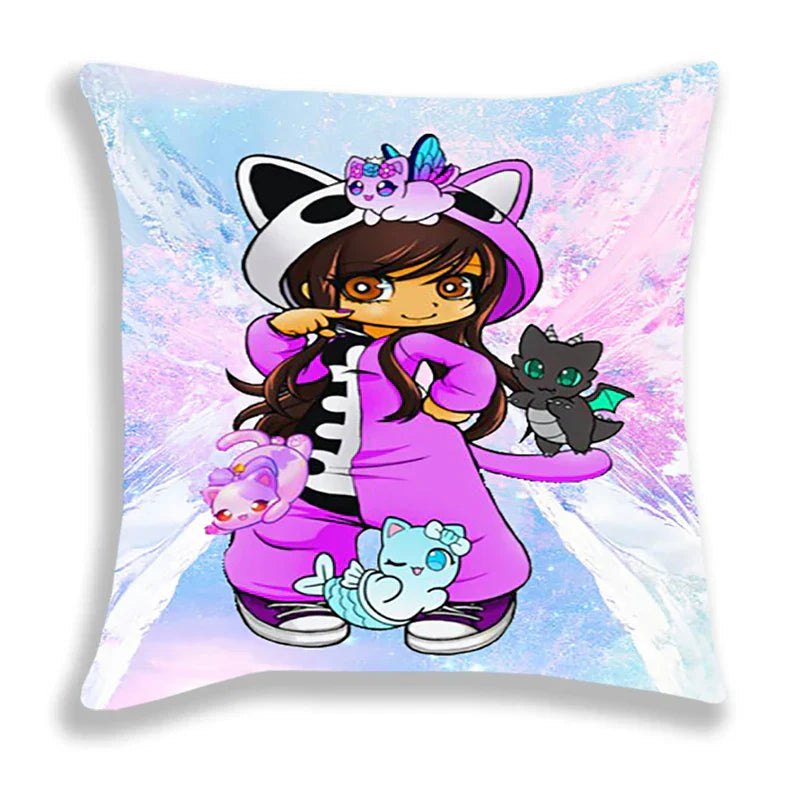 New Aphmau Pillow Case Cute Cartoon Pillowcase Cushion