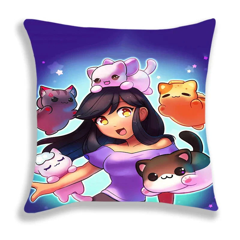 New Aphmau Pillow Case Cute Cartoon Pillowcase Cushion