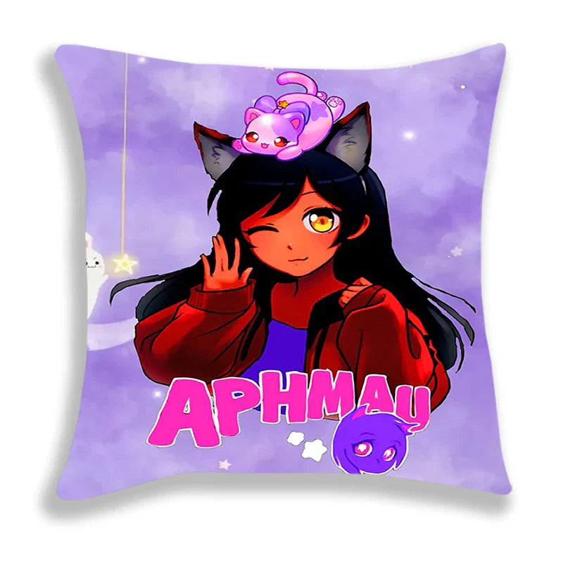 New Aphmau Pillow Case Cute Cartoon Pillowcase Cushion