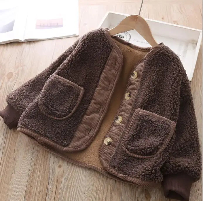 New Autumn Winter Baby girls Clothes Toddler Outerwear