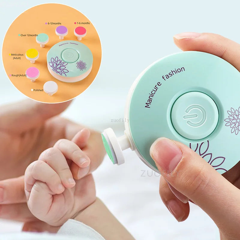 New Baby Electric Nail Trimmer USB Charging Kids