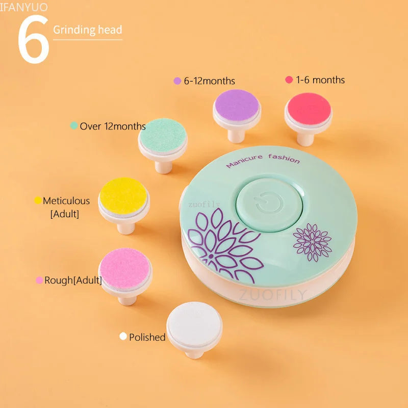 New Baby Electric Nail Trimmer USB Charging Kids