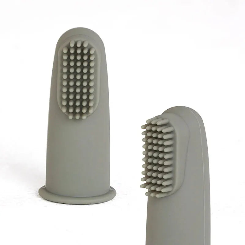 New Color Baby Soft Silicone Finger Toothbrush Infant