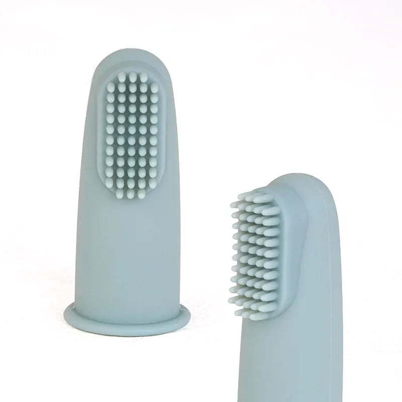 New Color Baby Soft Silicone Finger Toothbrush Infant