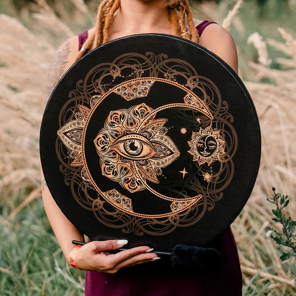 New Eye Drum VEGAN SHAMAN DRUM Holiday Decoration