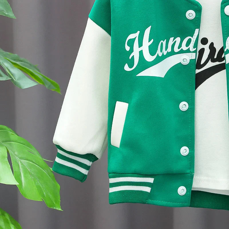 New Kids Baseball Clothing Suit Boys Girls Casual
