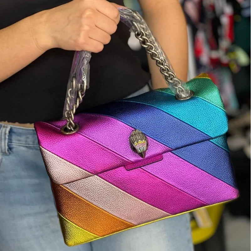 New Kurt Rainbow Bag Medium Size Chain Bag