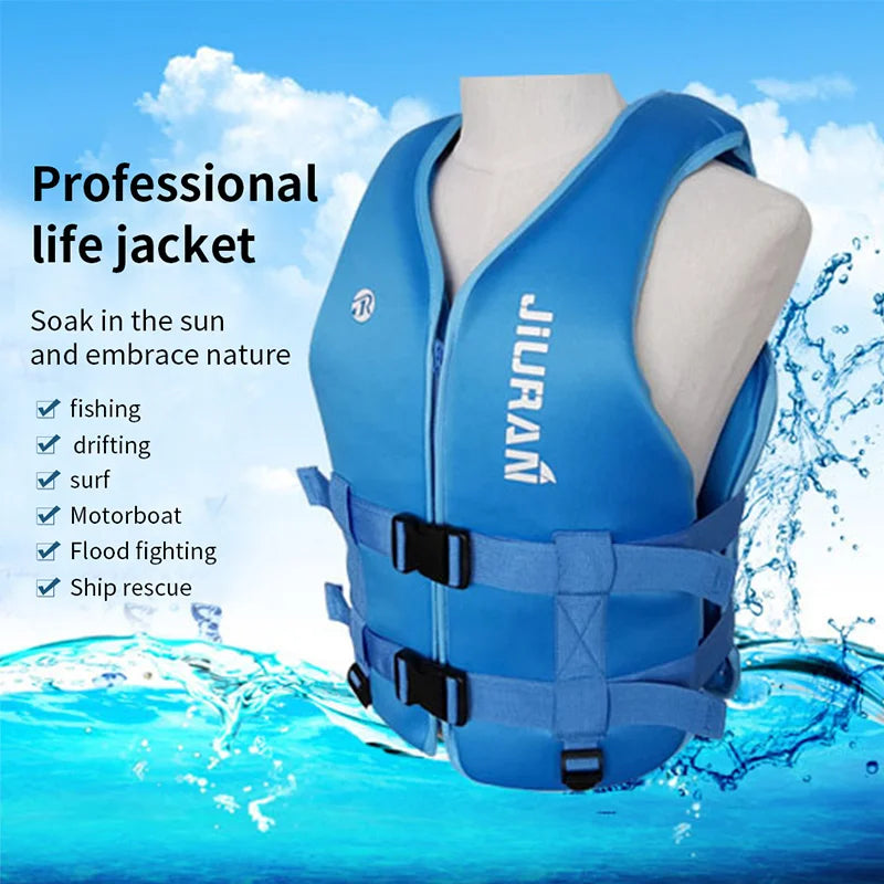New Life Jacket Neoprene Safety Life Vest Water