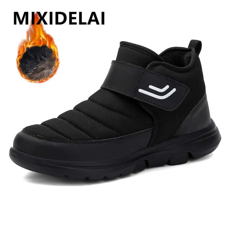 New Men Boots Winter With Fur 2023 Warm