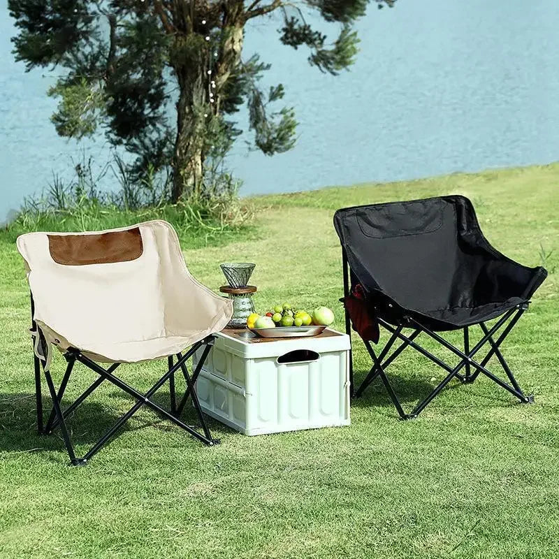New Outdoor Folding Chair Portable Folding Moon Chair