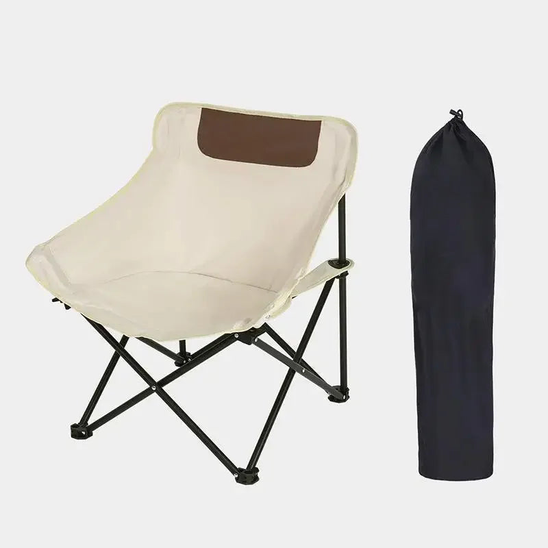 New Outdoor Folding Chair Portable Folding Moon Chair