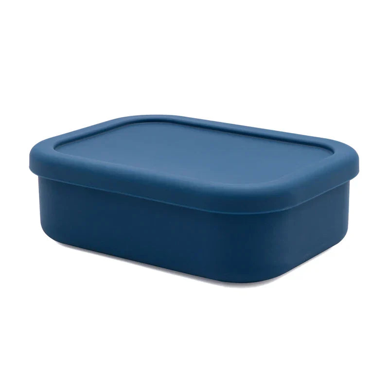 New Square Silicone Bowl Baby Food Supplement Box