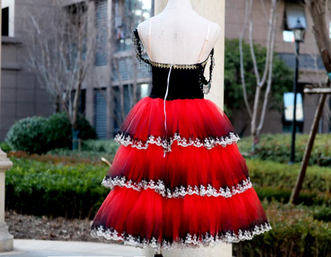 New ballet dance dress girls tutu skirts tulle