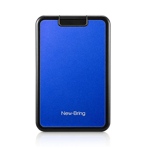 NewBring Card Holder RFID Blocking Sliding Wallet Card Holder Plastic Card Money Purse Carbon Fiber For Men Women Male Female
