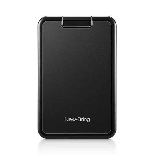 NewBring Card Holder RFID Blocking Sliding Wallet Card Holder Plastic Card Money Purse Carbon Fiber For Men Women Male Female