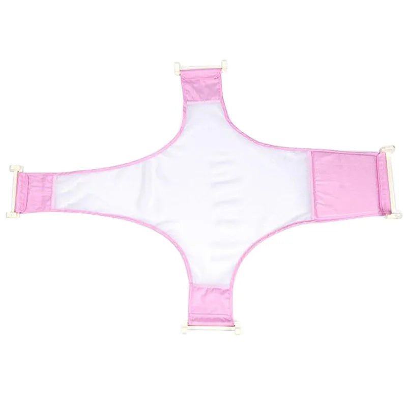 Newborn Infant Bath Adjustable Antiskid Net Baby Folding
