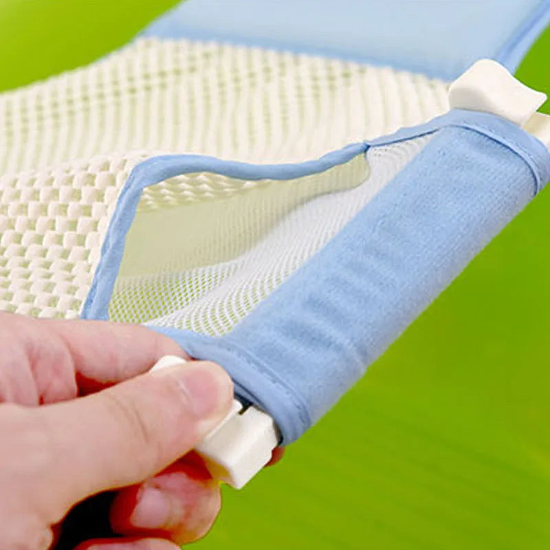 Newborn Infant Bath Adjustable Antiskid Net Baby Folding