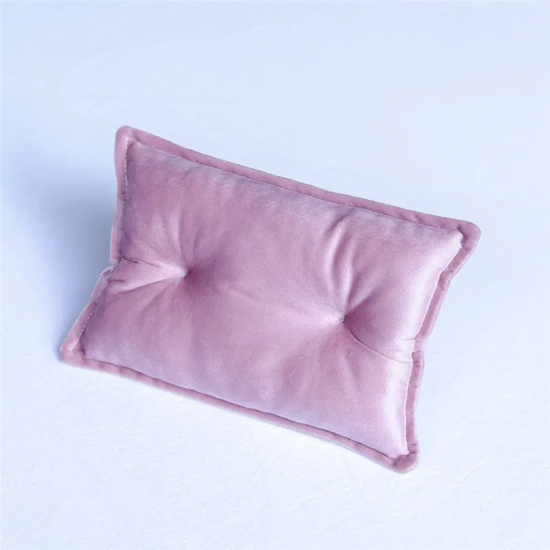 Newborn Photography Props Posing Velvet Poses Cushion Mini baby Pillow Mat Photography Accessories
