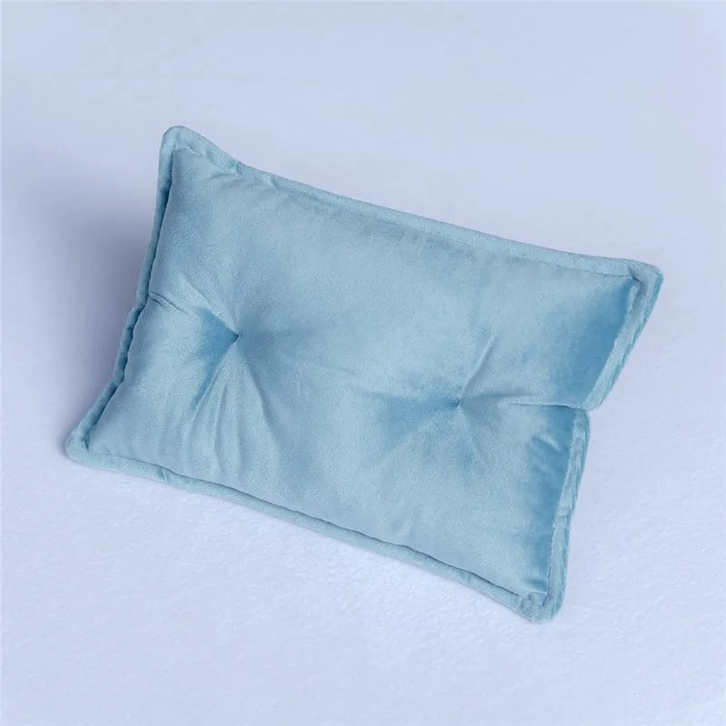 Newborn Photography Props Posing Velvet Poses Cushion Mini baby Pillow Mat Photography Accessories