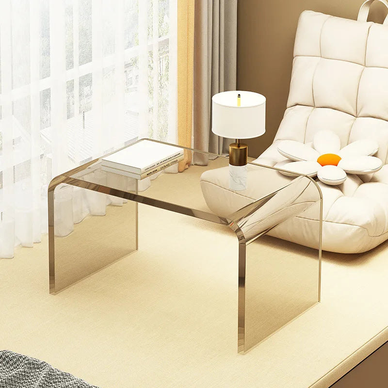 Newest Acrylic Transparent Bed Corner Table Nordic C-