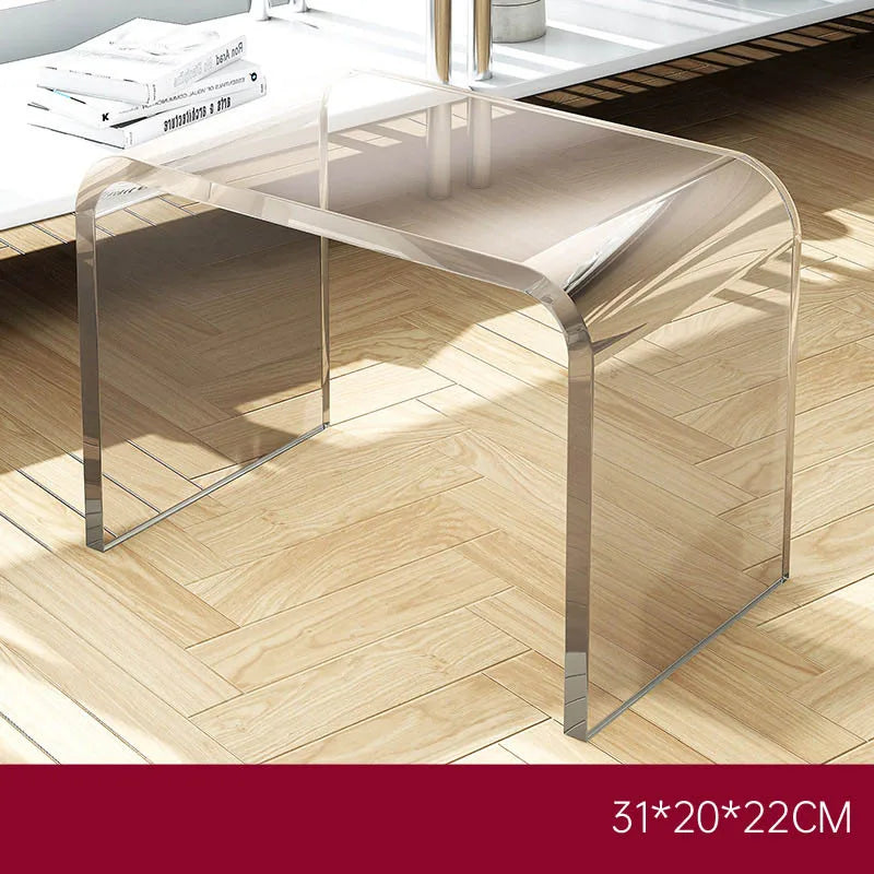 Newest Acrylic Transparent Bed Corner Table Nordic C-