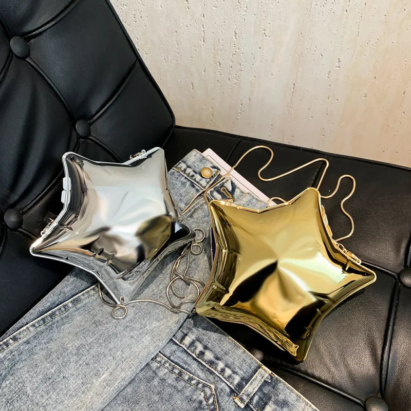 Niche Design Gold And Silver Chain Women's Evening