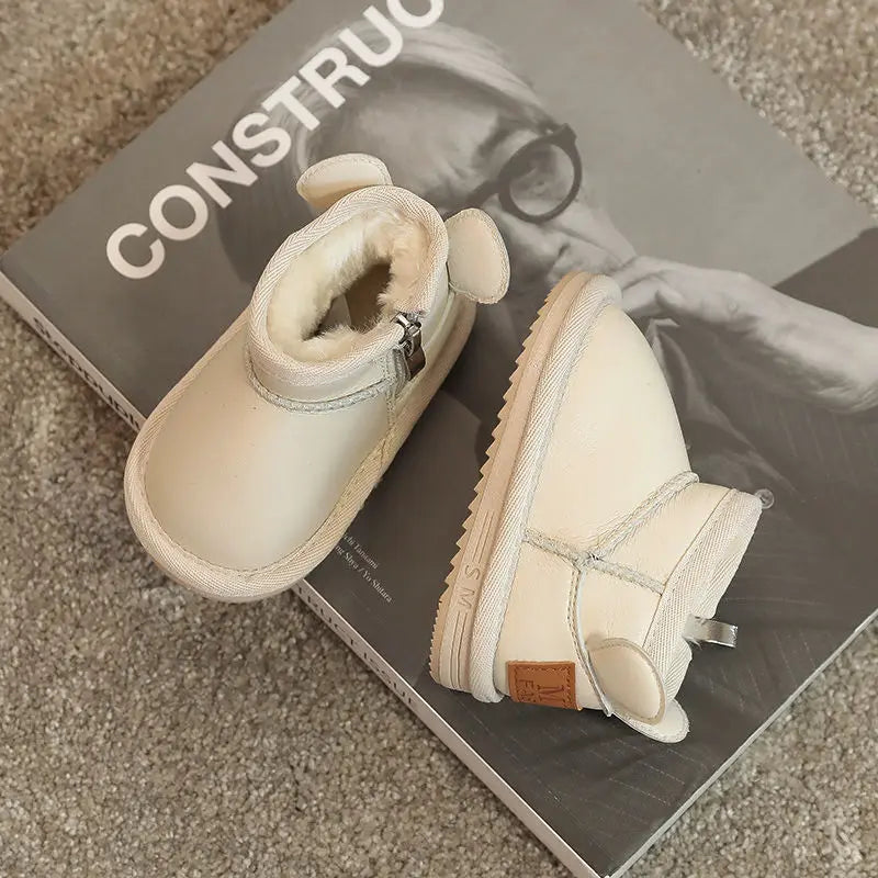 Non-slip Soft Toddler Shoes Children's Cotton Shoes Snow