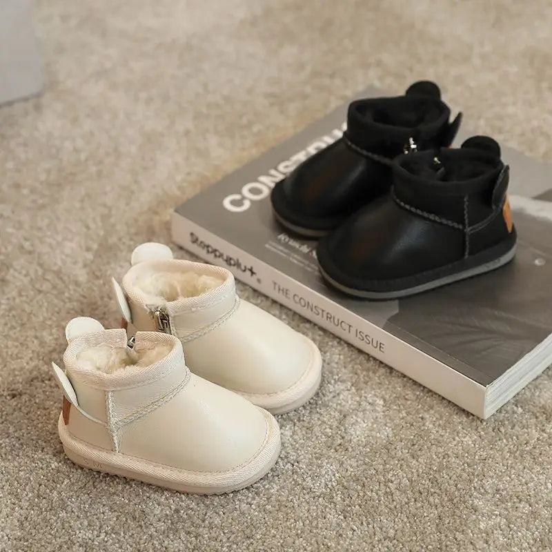Non-slip Soft Toddler Shoes Children's Cotton Shoes Snow
