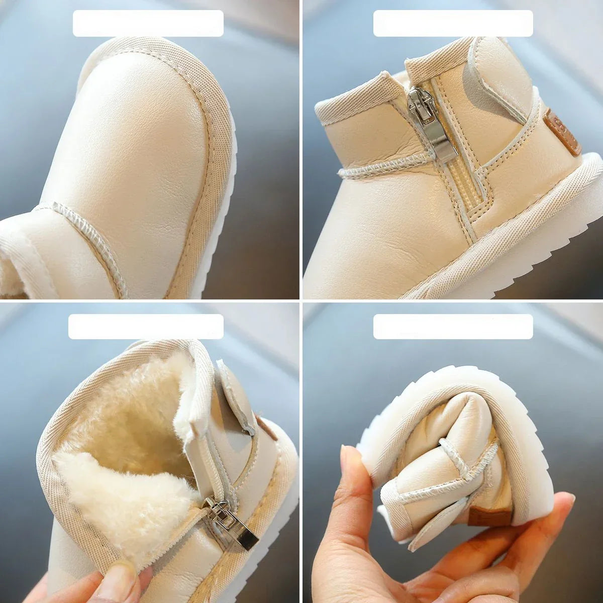 Non-slip Soft Toddler Shoes Children's Cotton Shoes Snow