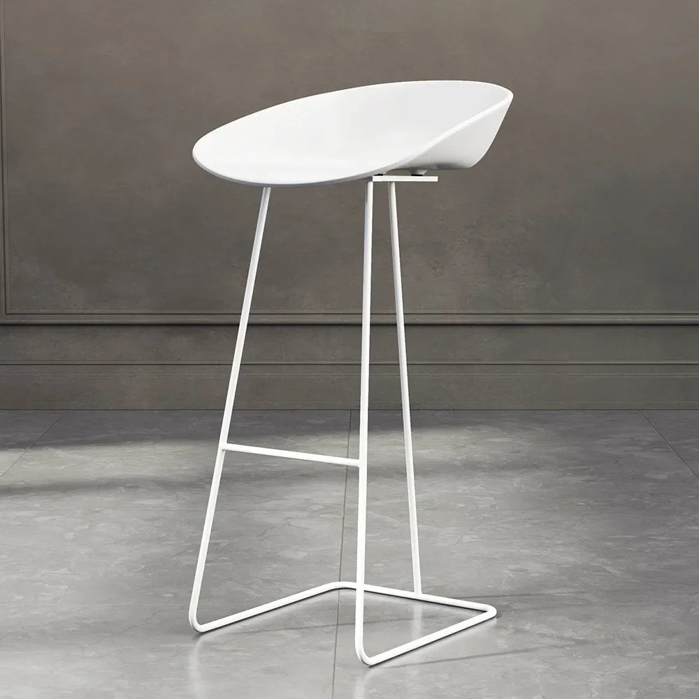 Nordic Bar Stool High Chair Wrought Iron Minimalist