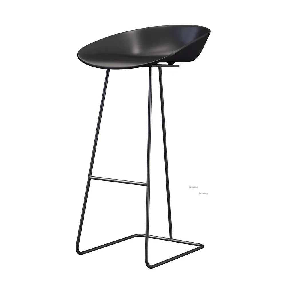 Nordic Bar Stool High Chair Wrought Iron Minimalist