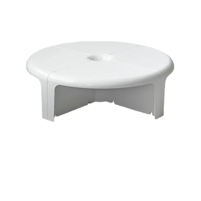 Nordic Circular Coffee Table Modern Design Creative Small