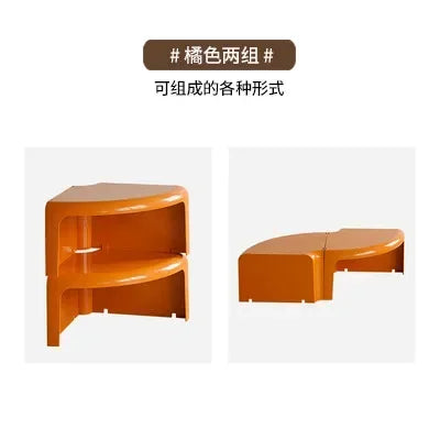 Nordic Circular Coffee Table Modern Design Creative Small