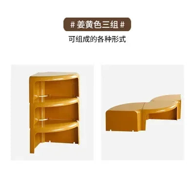 Nordic Circular Coffee Table Modern Design Creative Small