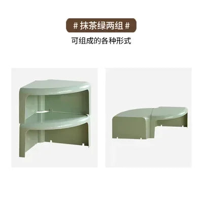 Nordic Circular Coffee Table Modern Design Creative Small